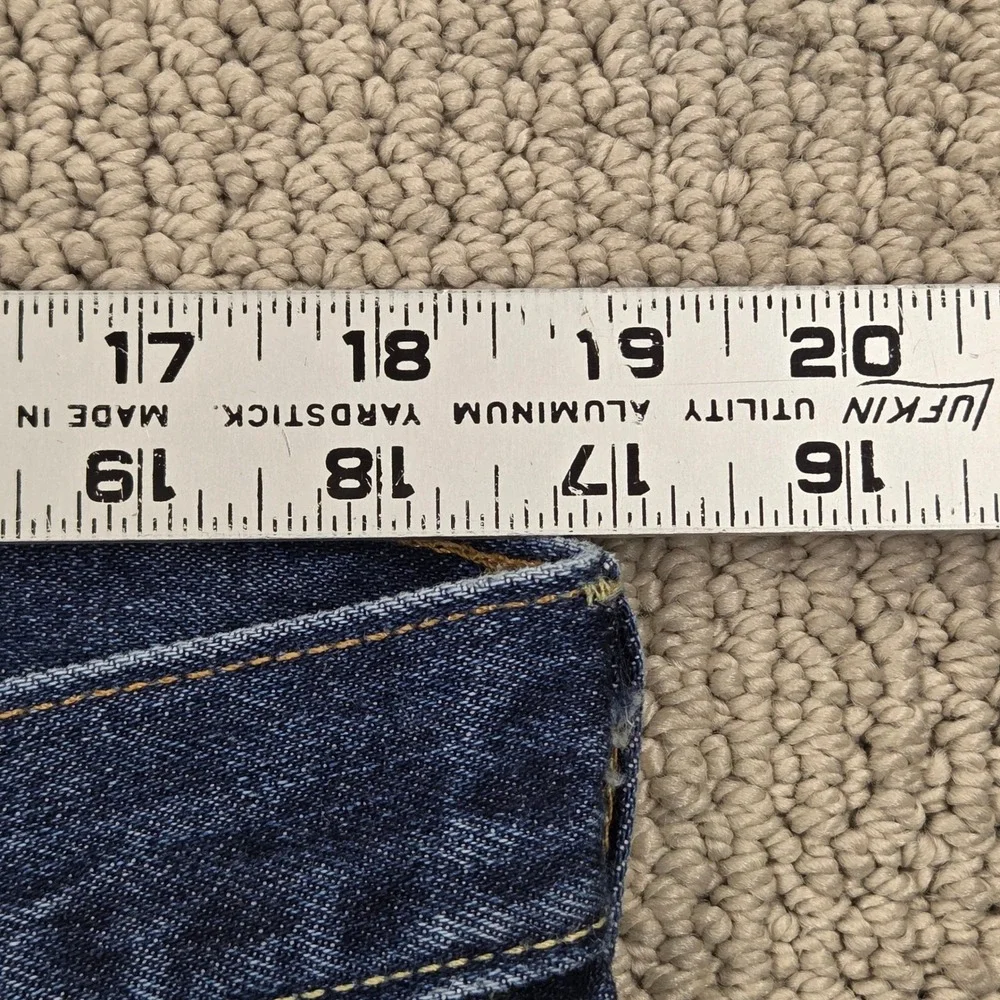 Polo Ralph Lauren Vintage 67 Slim Straight Jeans Blue Mens 35x30 (38x31)